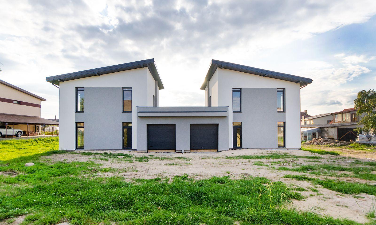 Artist's impression of completed twin terrace homes at Palm Grove Estate
