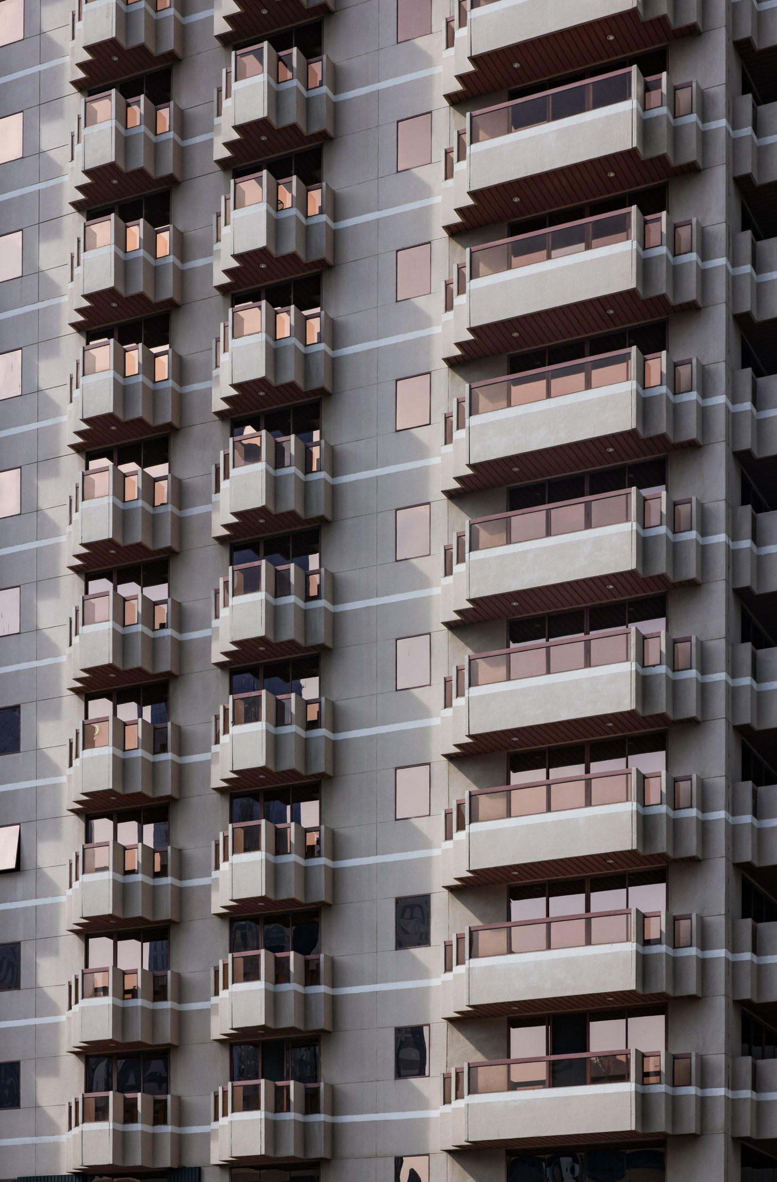 Artist's impression of The Aurelia's completed geometric facade